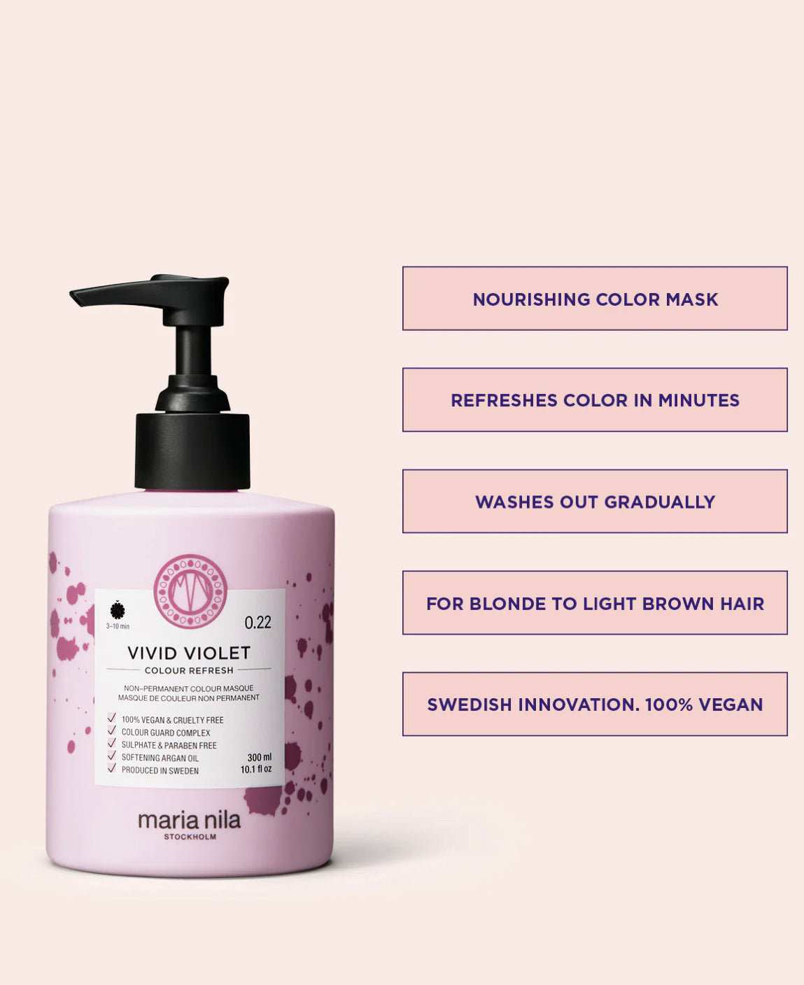 Maria Nila VIVID VIOLET Colour refresh 300ml